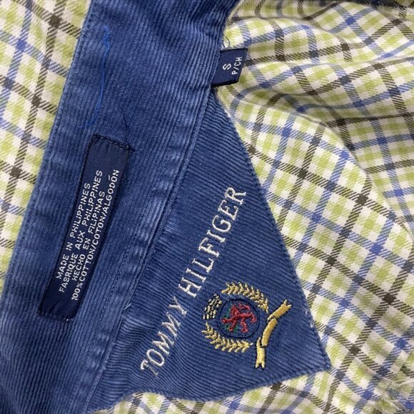CLASSY Y2K LONG  SLEEVE  TOMMY HILFIGER LION CREST LOGO Sz S ICONIC 100% COTTON - Picture 11 of 14
